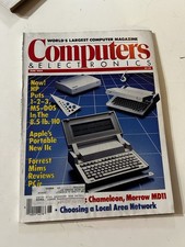 Computers & Electronics Magazine June 1984 Apple IIc HP Portable PCjr Vintage picture