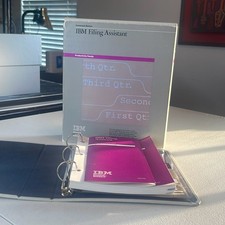 Vintage IBM Filing Assistant Software 1984 PC Productivity Box picture