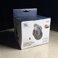 DELTON - Ergonomic Wireless Mouse - S22 - with Removable Wrist Pad picture