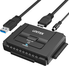 Adaptador USB 3.0 a IDE y SATA Externo HDD SSD 2.5/3.5 Copia Seguridad 12V 2A picture