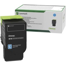 Lexmark Unison Original Standard Yield Laser Toner Cartridge - Cyan - 1 Each picture