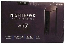 Netgear Nighthawk RS150 WiFi 7, Dual Band Router, Coverage 2,250 sq. ft., 5Gbps picture