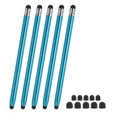 5Pcs Stylus Pens for Touch Screens 2 in 1 Universal Capacitive Stylus Blue picture