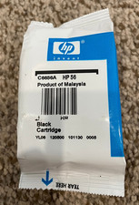 HP 56 (C6656A) Black Ink Cartridge, Hewlett Packard Printer, NEW, NOT OPENED picture
