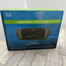 Cisco Linksys E1000 Wireless-N Router 2.4 GHz Band Fast Ethernet 300 Mbps tested picture