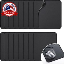 Paquete de 17 Mouse Pads Negros con Bordes Reforzados y Base Antideslizante picture
