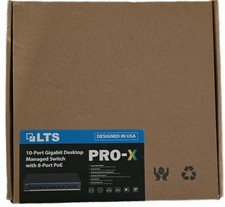 LTS PRO-X XCPOE-SW802G 10-Port Gigabit Managed Desktop Switch, 8-Port PoE picture