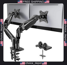 Hanuo FlowLift Dual Monitor Stand Fully Adjustable 13-32 inch VESA Mount picture