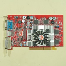 ATI Radeon 9600 XT 128MB AGP Graphics Card VGA DVI S Video Parts Repair picture