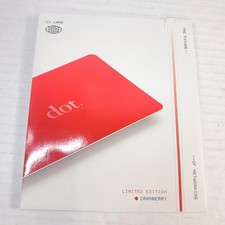 NEW dot. Card Limited Edition Cranberry red Digital Business Networking Dot picture