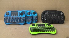 Lot of 6: Rii i8+ Black Mini Wireless Keyboards picture