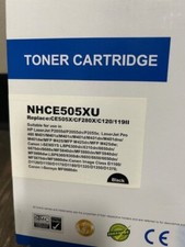 Toner Cartridge New Replace CE 505X/CFZ 80X/ C120/11911 Black (lot of 5) picture