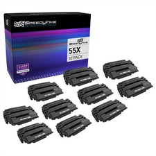 SPEEDY Compatible Toner Cartridge Replacement for HP 55X 55A CE255X Black (10PK) picture