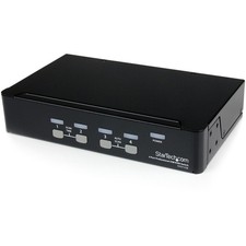 StarTech 4 Port Professional VGA USB KVM Switch with Hub, TAA picture
