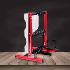 Red DIY ITX ATX MATX PC Frame Test Bench Open Air Case Water Cooling Fan Chassic picture