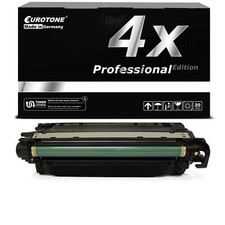 4X Eurotone PRO Toner BLACK XXL For HP Color LaserJet Enterprise CP-4525-XH picture