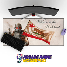 Arcade Anime Fallout New Vegas NCR Ranger Gaming Mousepad | Welcome to the Waste picture