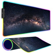 Armanza RGB Gaming Mouse Pad, Large Mousepad with Led Light, Keyboard Pad Gam... picture