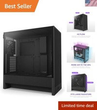 NZXT H5 Flow 2024 - Optimized Airflow Gaming Case with 14.173in Radiator Support picture