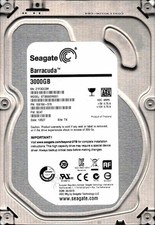 ST3000DM001 F/W: SC47 P/N: 1E6166-570 TK Z1F3 06/2013 Seagate 3TB picture