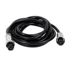 GX16 5 Pin Double Female Head Aviation Socket Connector Electrical Cable 2m picture