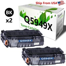 2PK Compatible Q5949X 49X Toner Cartridge 5949X for P2015 1320n picture