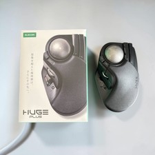 ELECOM HUGE PLUS Trackball Mouse Bearing Support 10 Buttons M-HT1MRBK Black NEW picture