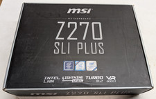 MSI Z270 SLI PLUS ATX Motherboard LGA1151 DDR4 Z270 Box I/O Shield HDMI M.2 NOS picture