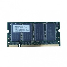 Hynix SODIMM RAM Module 256MB 266MHz DDR HYMD232M646A6-H AA PC2100S-25330 0337 picture