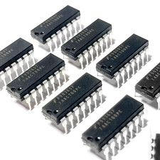 Fairchild NAND Gate Logic IC 74AC00PC Quad 2-input DIP-14 Vintage 1999 NOS 10x picture