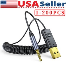 Wireless USB Bluetooth 5.0 Audio Transmitter Receiver AUX Adapter For TV Car Lot picture