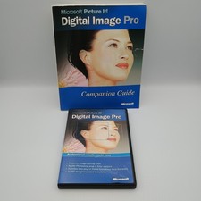 Microsoft Picture It Digital Image Pro 7.0 2-CD Set Companion Guide Windows picture