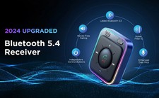 JOYROOM Bluetooth 5.4 AUX Car Adapter[2025 Upgrade] [Stronger Dual Mics& Noise picture