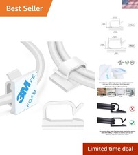 Self-Adhesive 120 Pcs Nylon Cable Clips - Perfect for Home & Car Organization picture