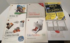 Vtg APPLE Macintosh Computer Manuals Style Writer 1500 Disks User Guide 1995-96 picture