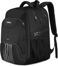 Extra Large Backpack for Men 50L,Water Resistant 17.3 inch 17inch, Black  picture