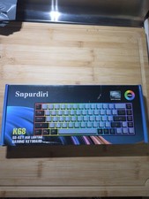 Snpurdiri K68 65% Gaming Keyboard 68 Key Wired RGB Backlit Compact Mini picture