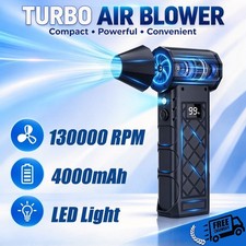 Electric Air Duster,130000RPM Compressed Air Duster with 2 LED Light for Home，a picture