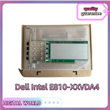 Dell Intel E810-XXVDA4 Quad 10/25GbE SFP+/SFP28 PCIe 4.0 x16 Network Card 02VV2G picture