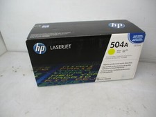 HP 504A - CE252A- Yellow Toner - Fast Shipping Sealed picture