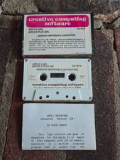 Adventure 3 Mission Impossible Cassette for Apple II Scott Adams 1979 CS-4013 picture