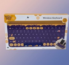 Disney Winnie the Pooh Wireless Compact Keyboard w/wrist pad and phone stand picture