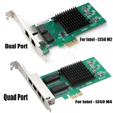 INTEL I350M2-M4 PCIe 1X 1G RJ-45 Dual-Quad Port Ethernet Server Adapter lan Card picture