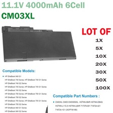 ❤️LOT CM03XL Battery For HP Elitebook 840 845 850 740 745 750 G1 G2 717376-001 picture