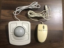 Vintage Computer Trackball Mouse AND Vintage Microsoft PS2 Mouse picture