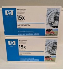 HP 15X C7115X OEM Genuine Black Laserjet Toner Print Cartridge Sealed Lot Of 2 picture