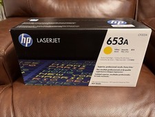 HP 653A Yellow Original LaserJet Toner Cartridge, CF322A picture