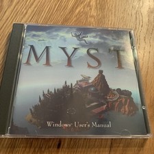 1994 Myst Windows 3.1 / 95 PC CD-ROM Game Red Orb picture
