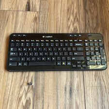 Logitech K360 Wireless Keyboard w/ USB Dongle Y-R0017 | Tested Works | READ picture