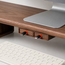 2PCS Retractable Charging Cable Organizer | USB-C & iPhone Lightning Under Desk picture